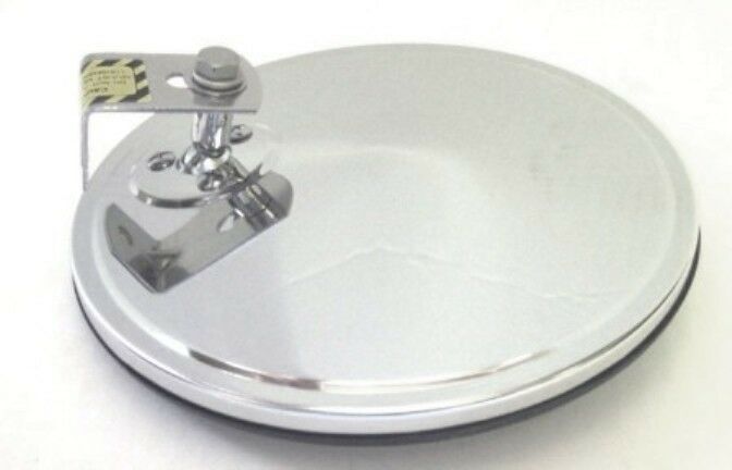 Convex Blind Spot Mirror Offset Mount Chrome 5/16" Ball Stud 7" GG#33340 Each