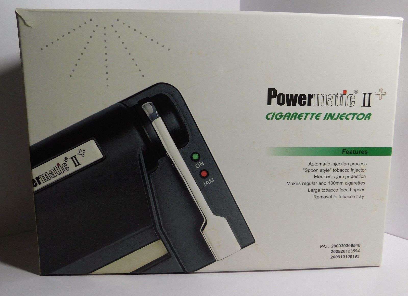 Powermatic II + Cigarette Injector Machine Electric SHIPPING INCLUDED