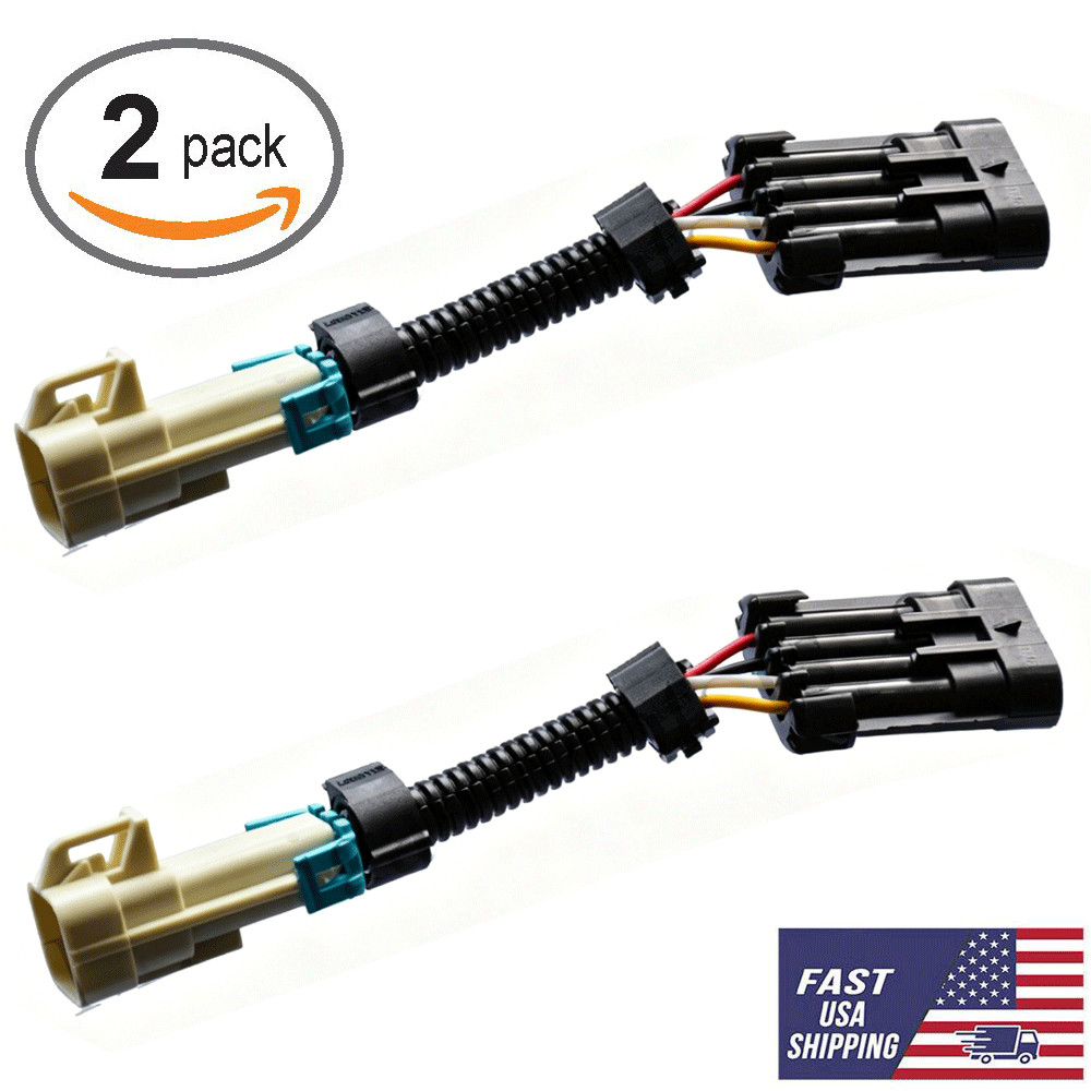 2pcs new O2 Oxygen Sensor Male to Male Adapter Harness LS1 LS2 LS6 LT1 LT4