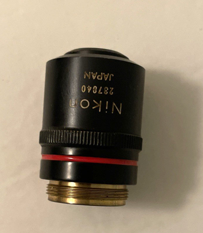 Nikon Plan 4X/0.1 Microscope Objective Lens 160mm