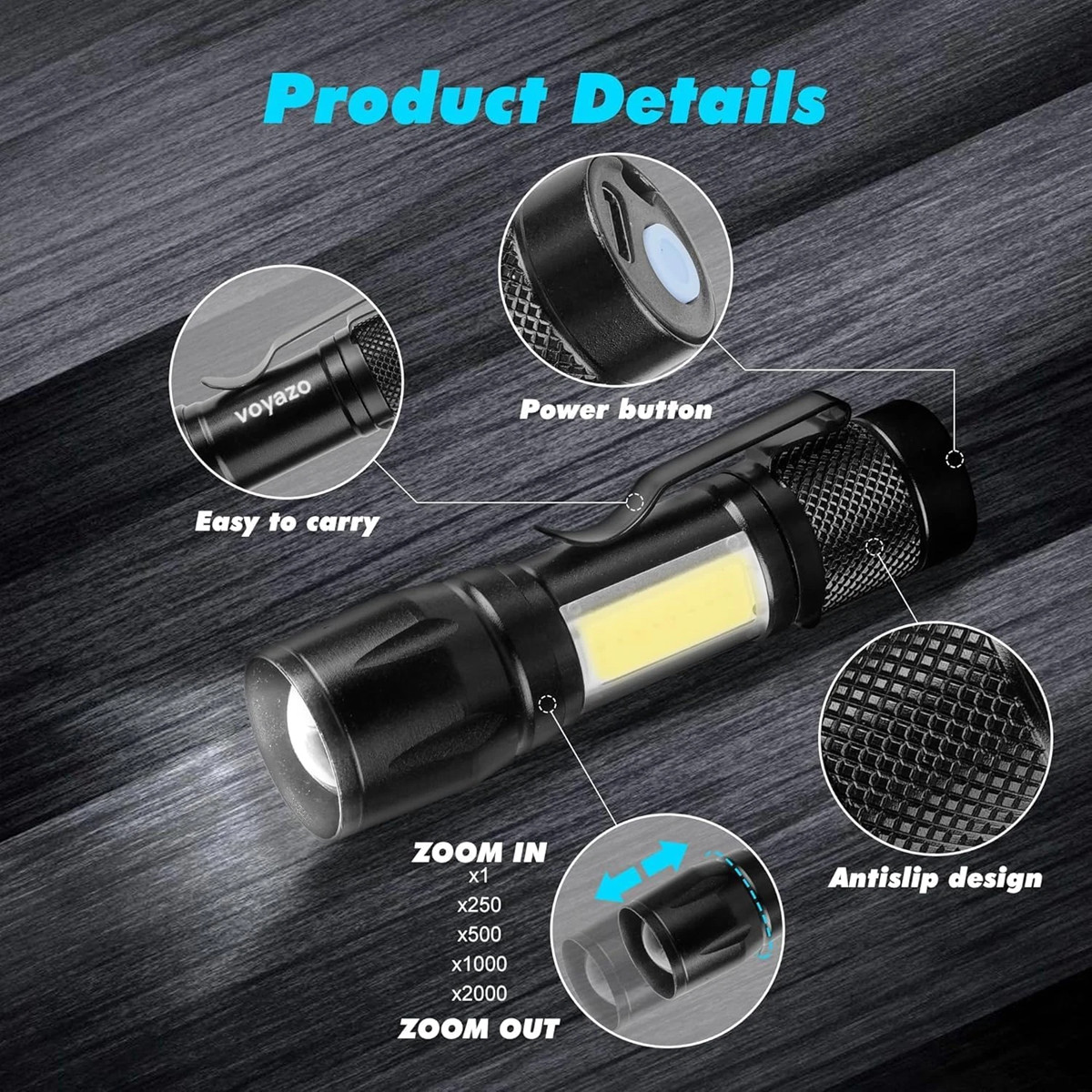 Tactical Flashlight Most Powerful 99000000LM LED Military Torch USB Rechargeable