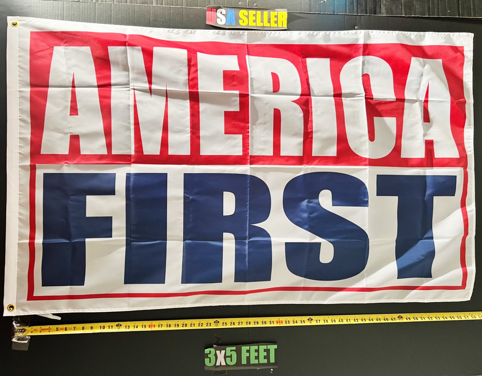 Donald Trump Flag FREE USA SHIP America First Save America Desantis USA Sign 3x5