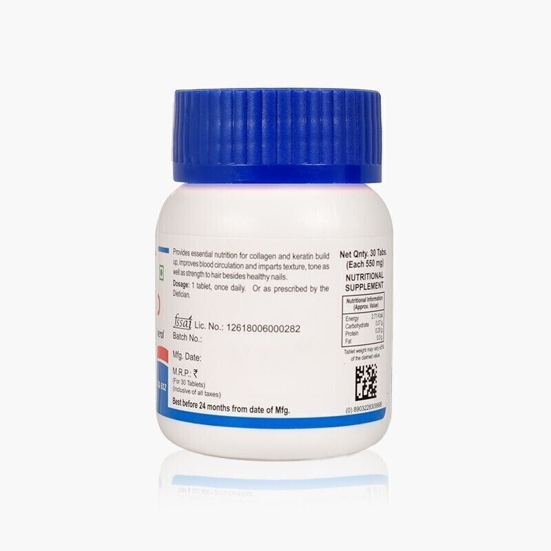 Bakson Homeopathy Hair & Nail (30 Tablets) tone & strengthening hair & nails