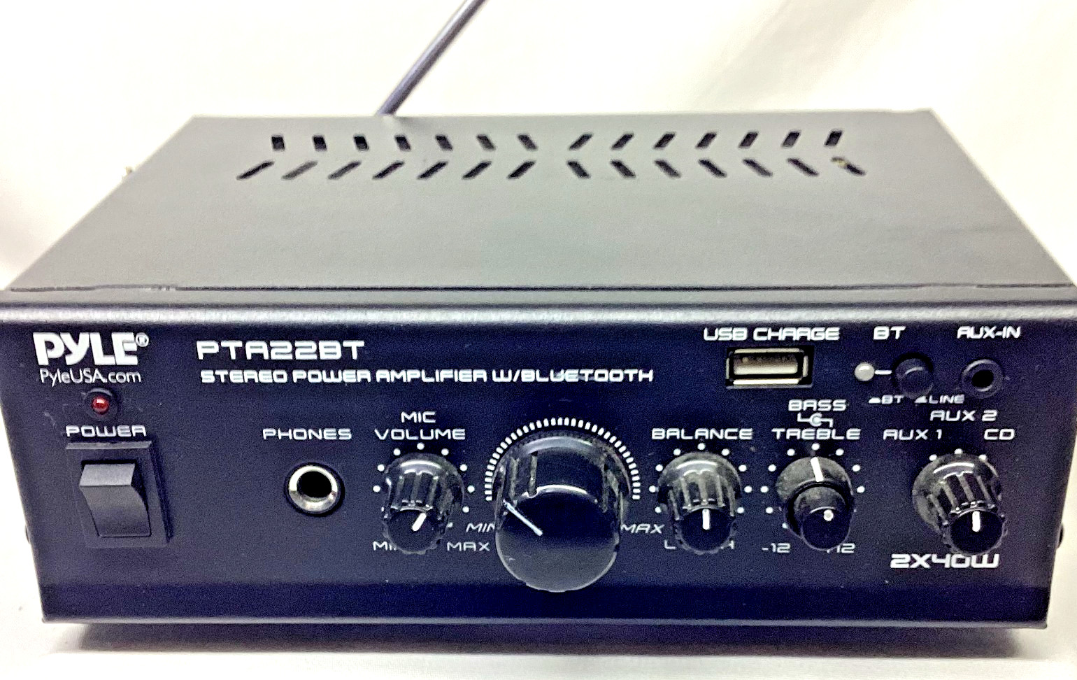 Pyle PTA22BT Stereo Power Amplifier W/Bluetooth