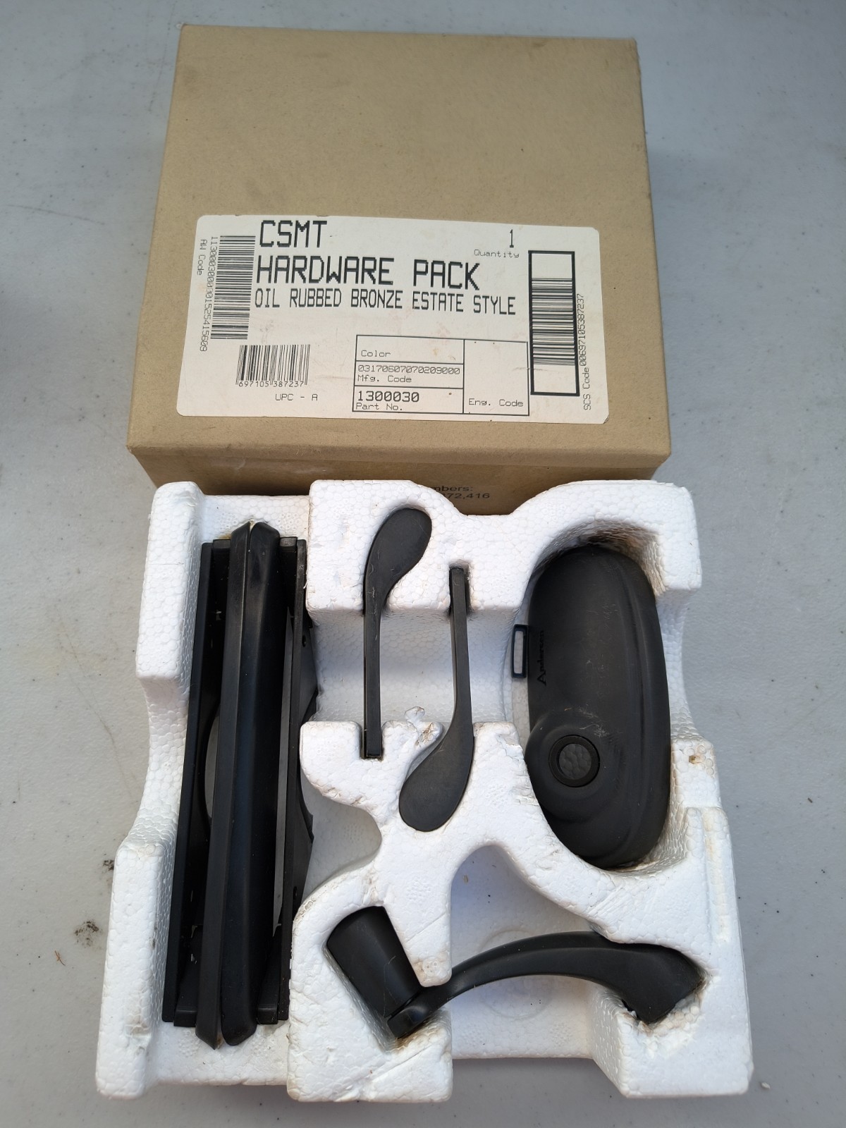 Andersen 400 Series Casement Window Hardware Pack Oil Rubbed Bronze Estate Style