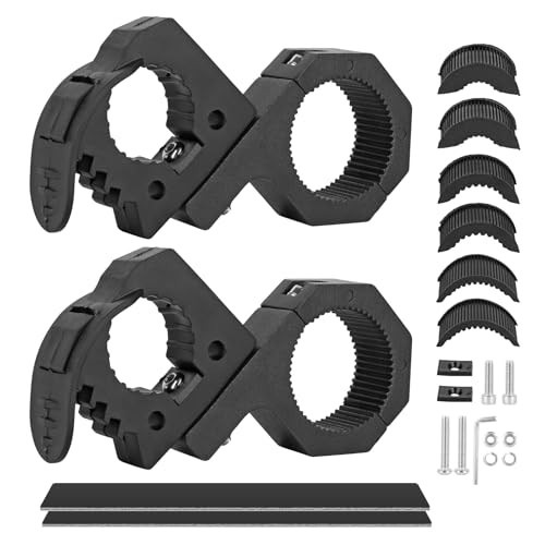 Roll Cage Mount Quick Release Rubber Clamp Kit from 1-1/7'' to 1-3/7'' Tools