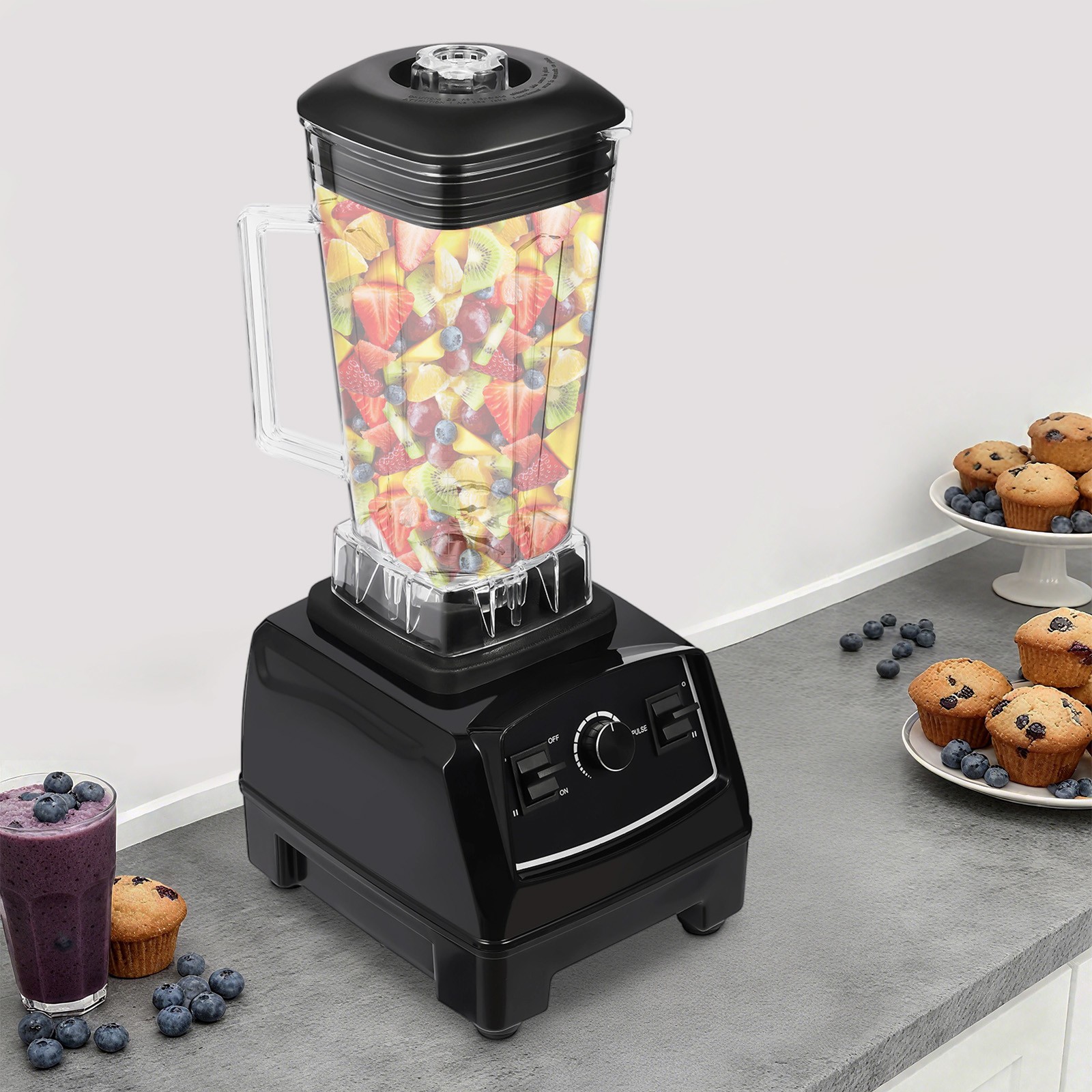 Professional Blender 3HP 2L Heavy Duty Commercial Blender Mixer Juicer 26000RPM.