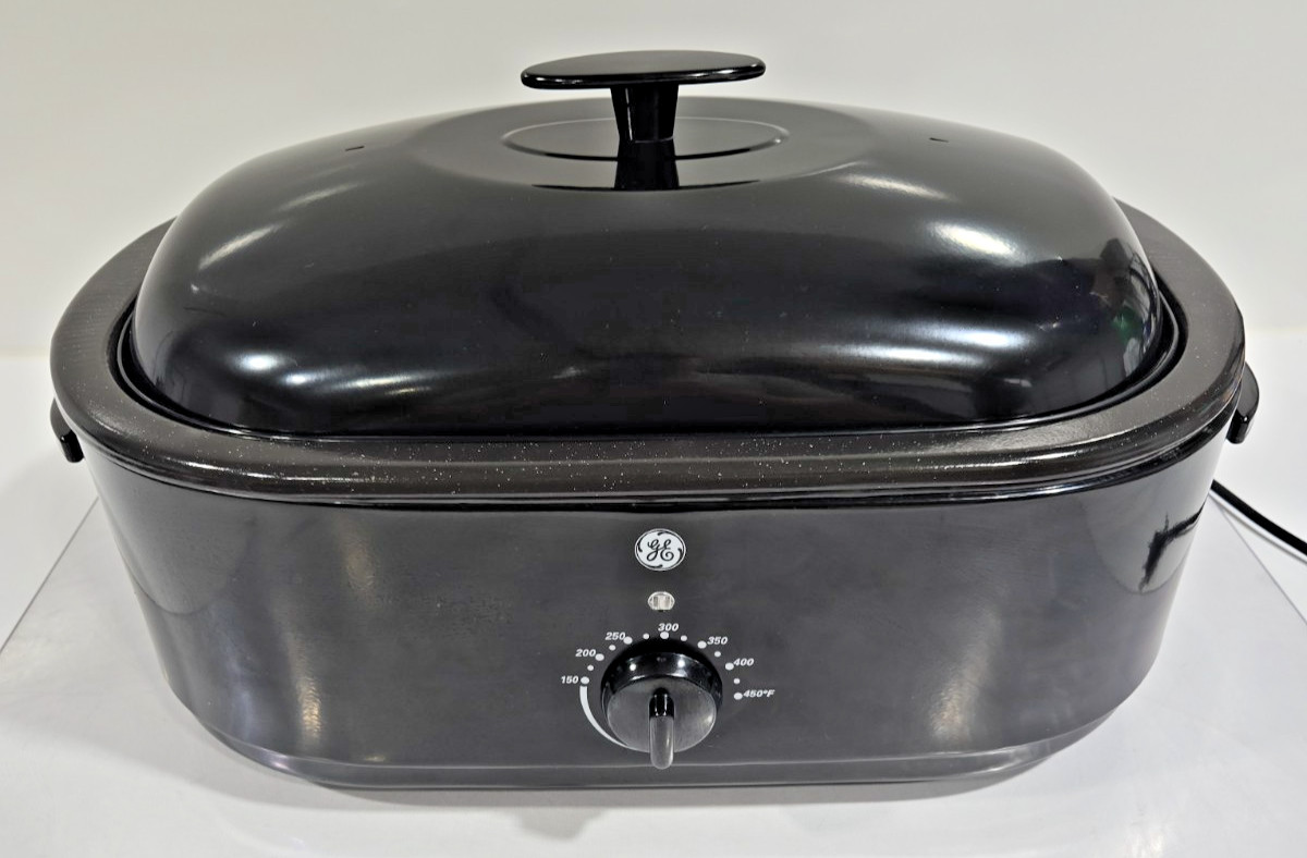 GE 18 Qt Roaster Oven Model 169152 Tested Works Original Box Slightly Used