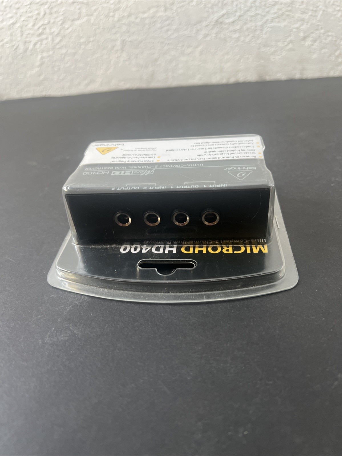 Behringer AC hum remove ground loops eliminate 2ch MICROHD HD400