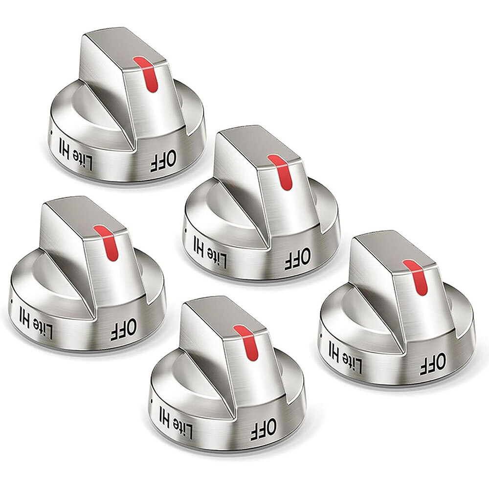 For Samsung NX58H5600SS NX58F5300SS FX710BGS Fitting 5 DG64-00347A Range Knobs