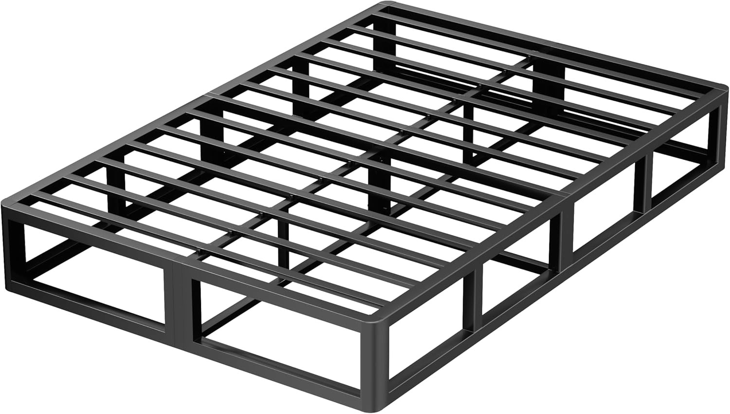 5 Inch Twin Metal Bed Frame Round Corner Low Platform Bed Frames 3000 LBS Heavy