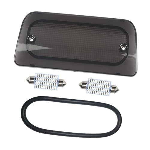 3rd Third Brake Light Lens Smoked Cover with Seal Only fits Regular or Crew Cab