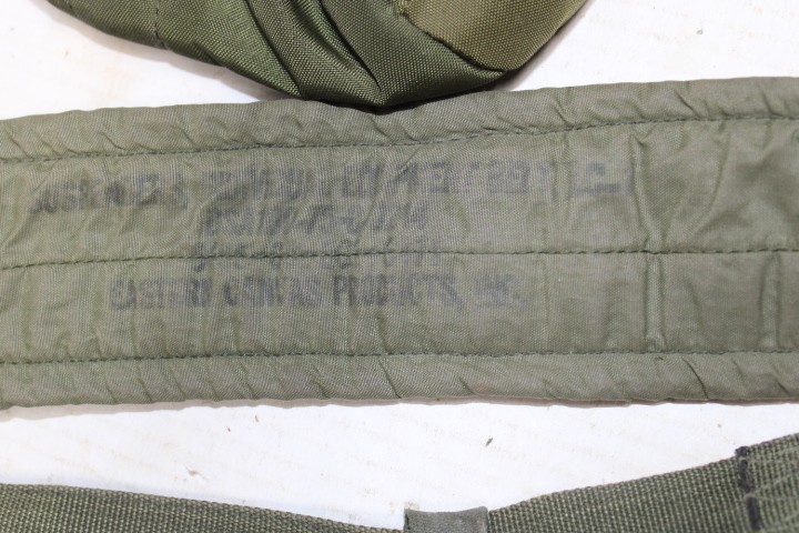 US Military Issue Alice Field Gear Belt Suspenders 4 Ammo Pouches 2Canteen LARGE