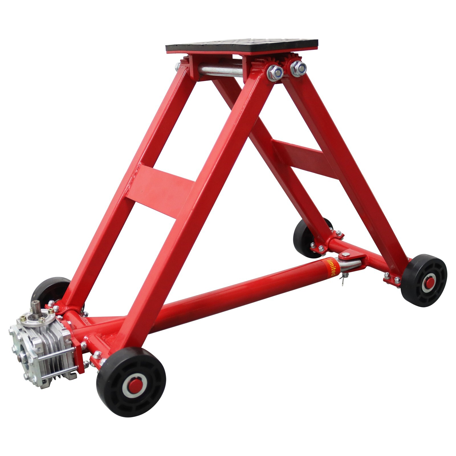 Auto Car Lifter 4409 lbs Movable Turbine Hoist 4.3"-18.5" Height Adjustable
