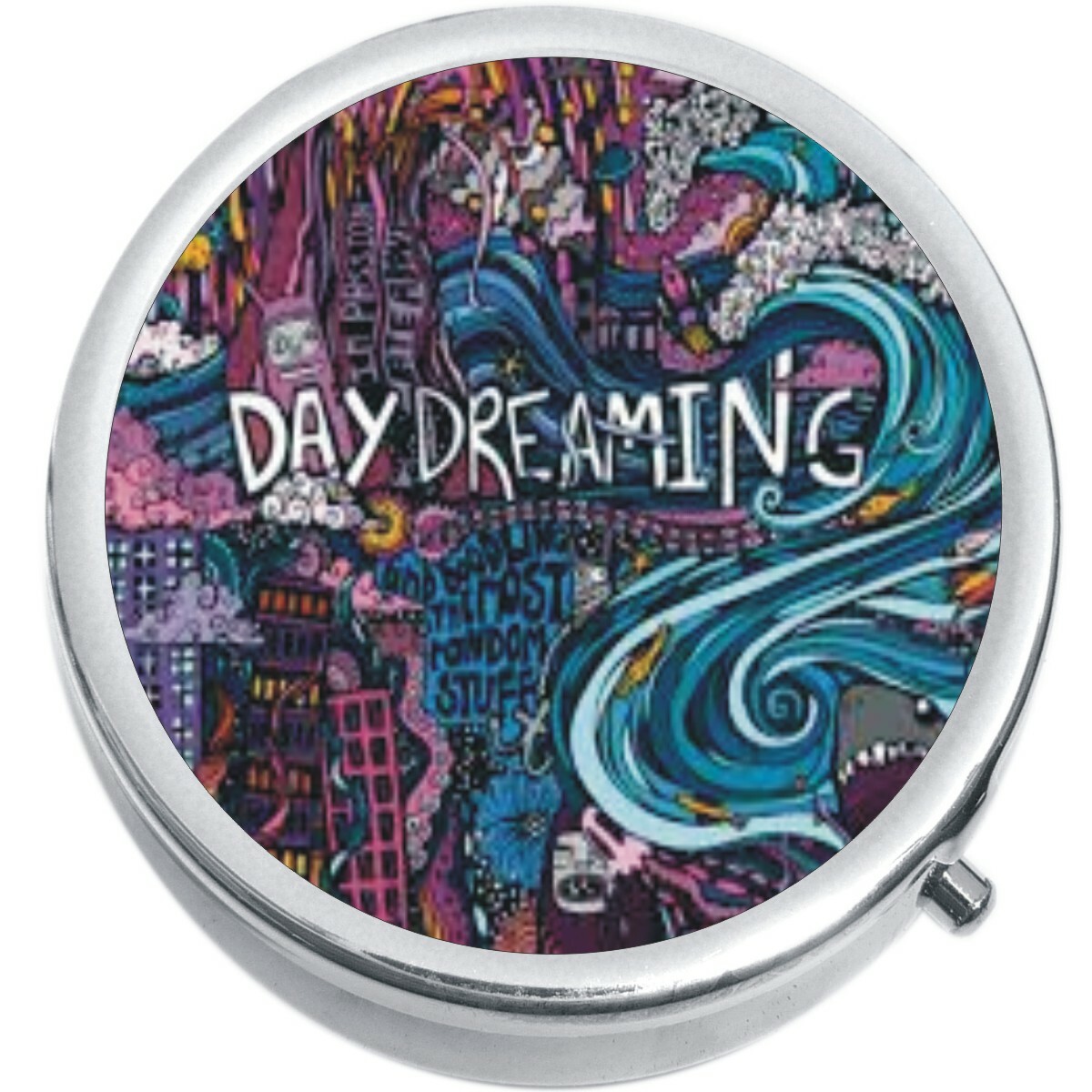 Daydreaming Medicine Vitamin Compact Pill Box