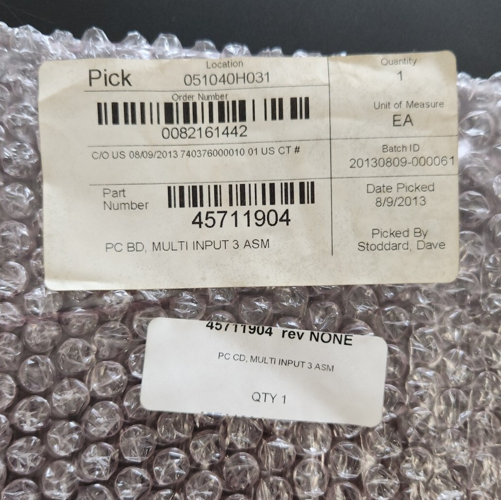 *PREOWNED* Universal Instruments 45711904-3100PF0426 Multi Input 3 ASM +Warranty