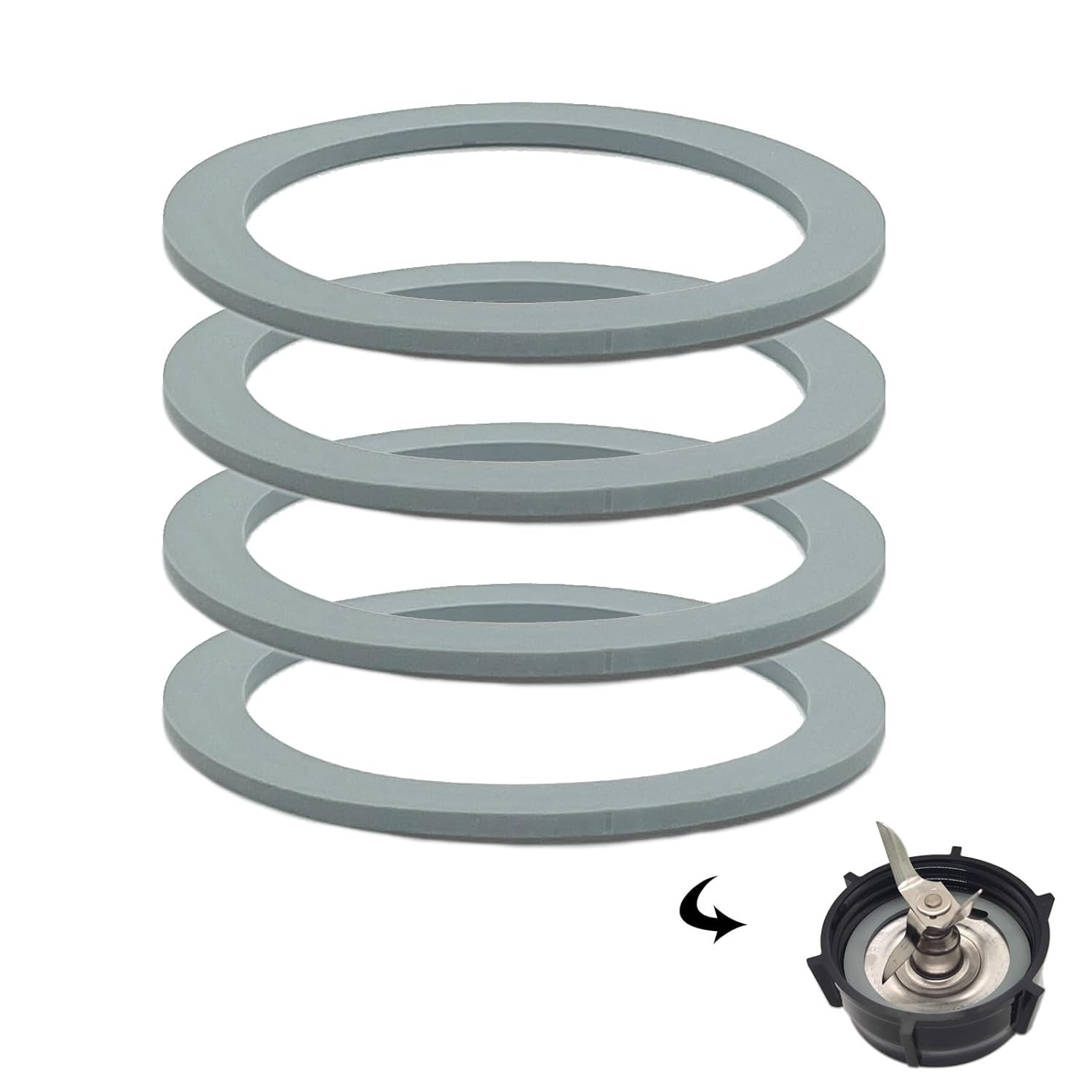 Blender Gasket Replacement Parts, Rubber Ring Seal Rings Blender Accessories for