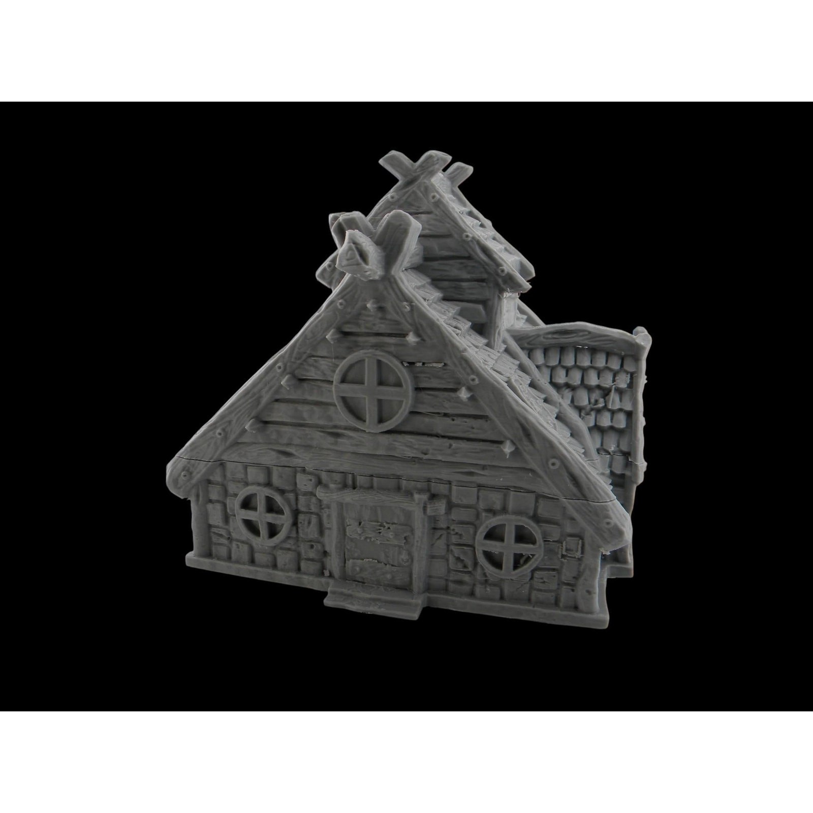 Viking Style House Terrain Fantasy Wargaming 3D Printed Building DnD 28mm