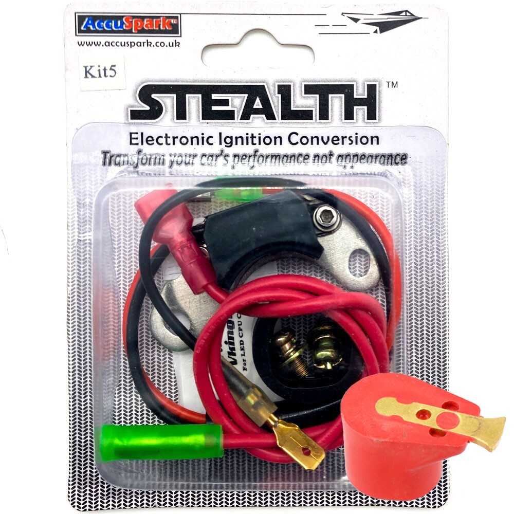 Electronic Ignition Kit for Lucas 45D4 43D MG MGB Mini Austin Reliant & Rotor.