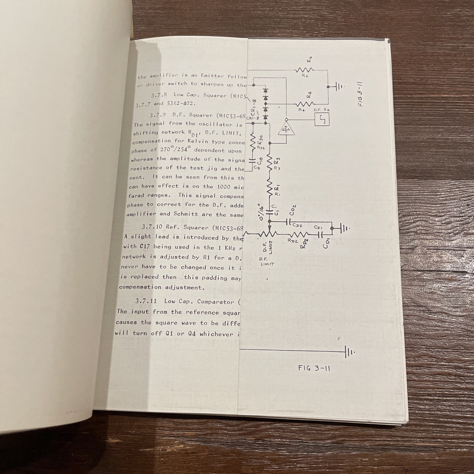 Micro Instrument 5310,5311,5312 Capacitance & Dissipation Technical Manual