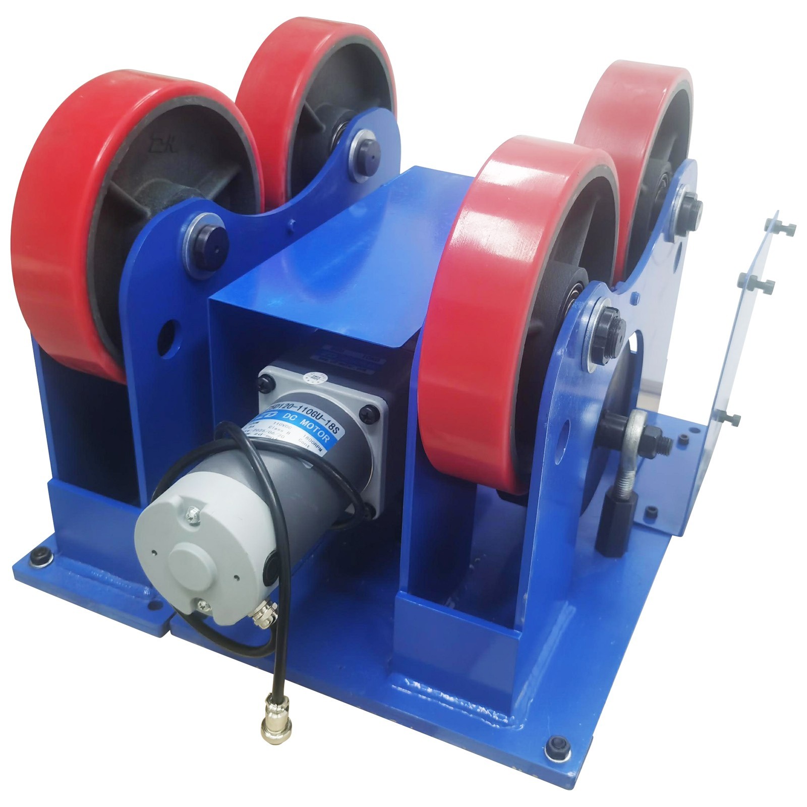 2200lbs Timer-Controlled Welding Turning Roller Linkage Roller 1.97''~23.62''