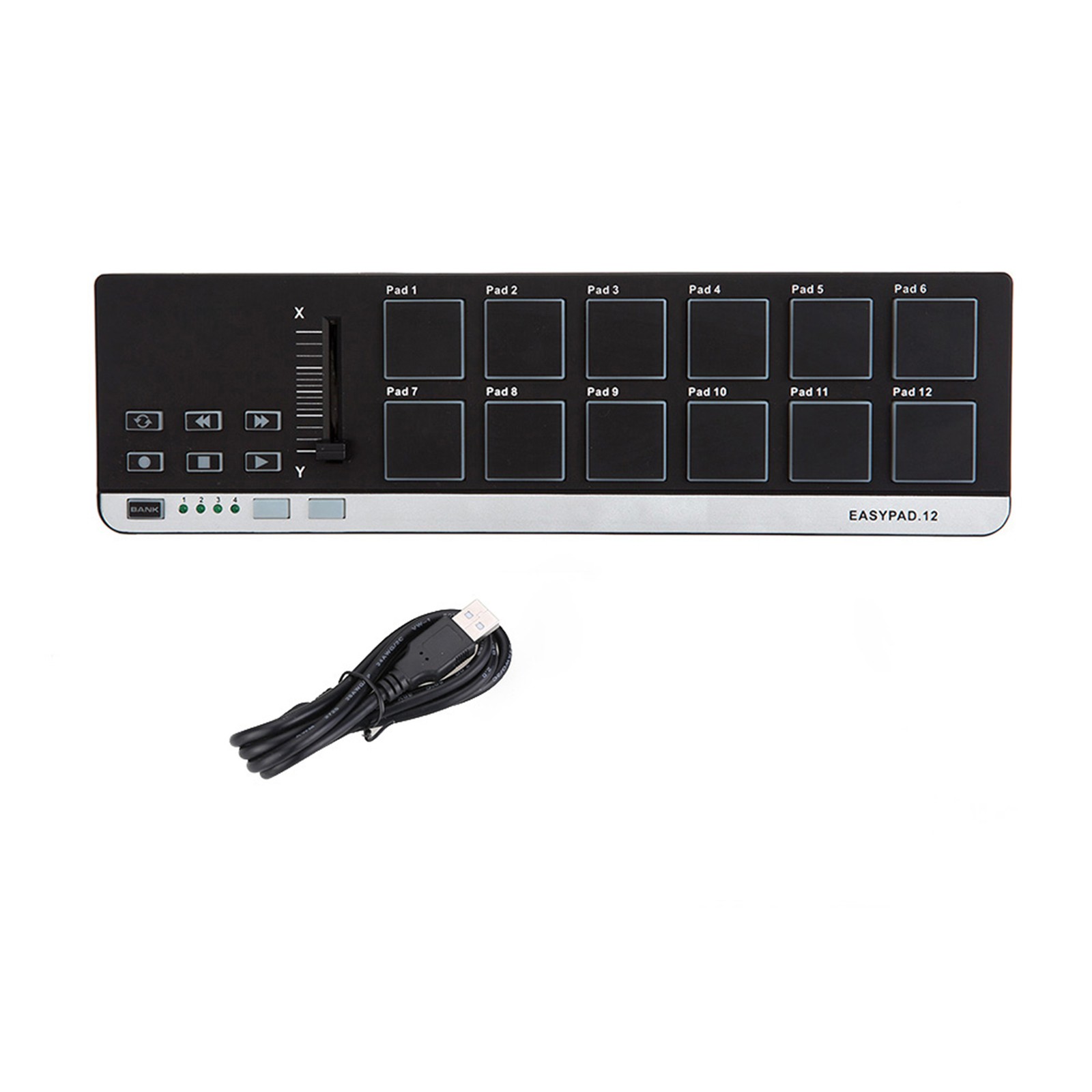Worlde EasyPad.12 Portable Mini USB 12 Drum Pad MIDI Controller WVHH