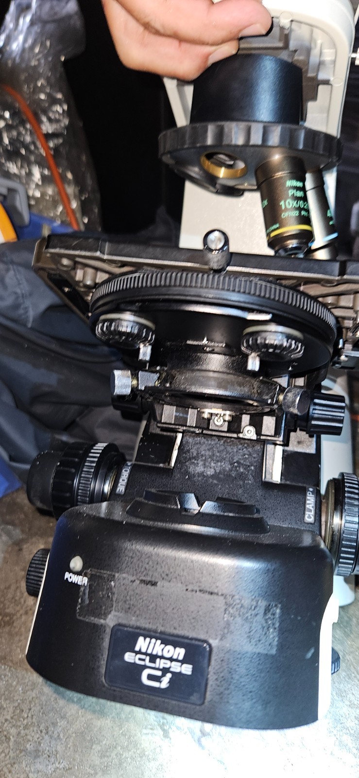 Nikon ECLIPSE Ci-L Microscope with 2 objectives