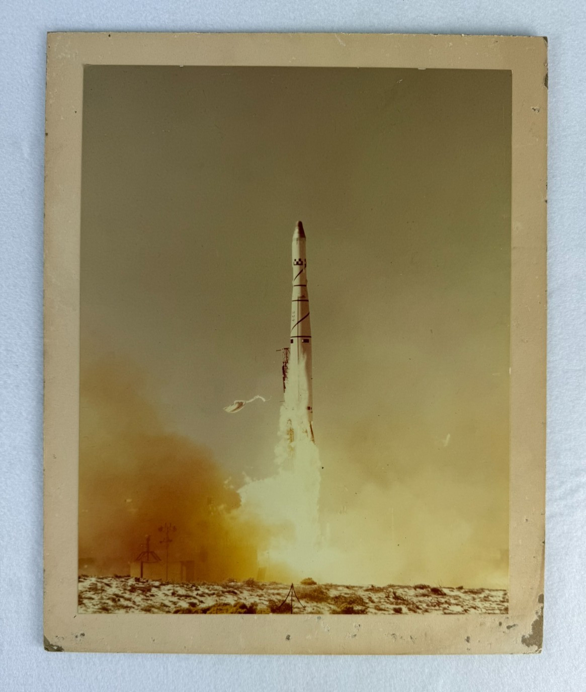 Douglas Aircraft Photo – Rocket Launch Vintage Print Mounted 16"x13" SCS75-868-C