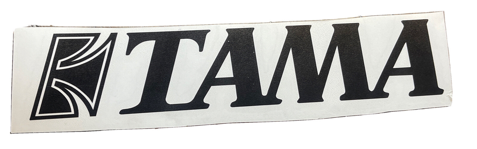 Tama Bass Drum Logo Black 3m Cut Vinyl Decal