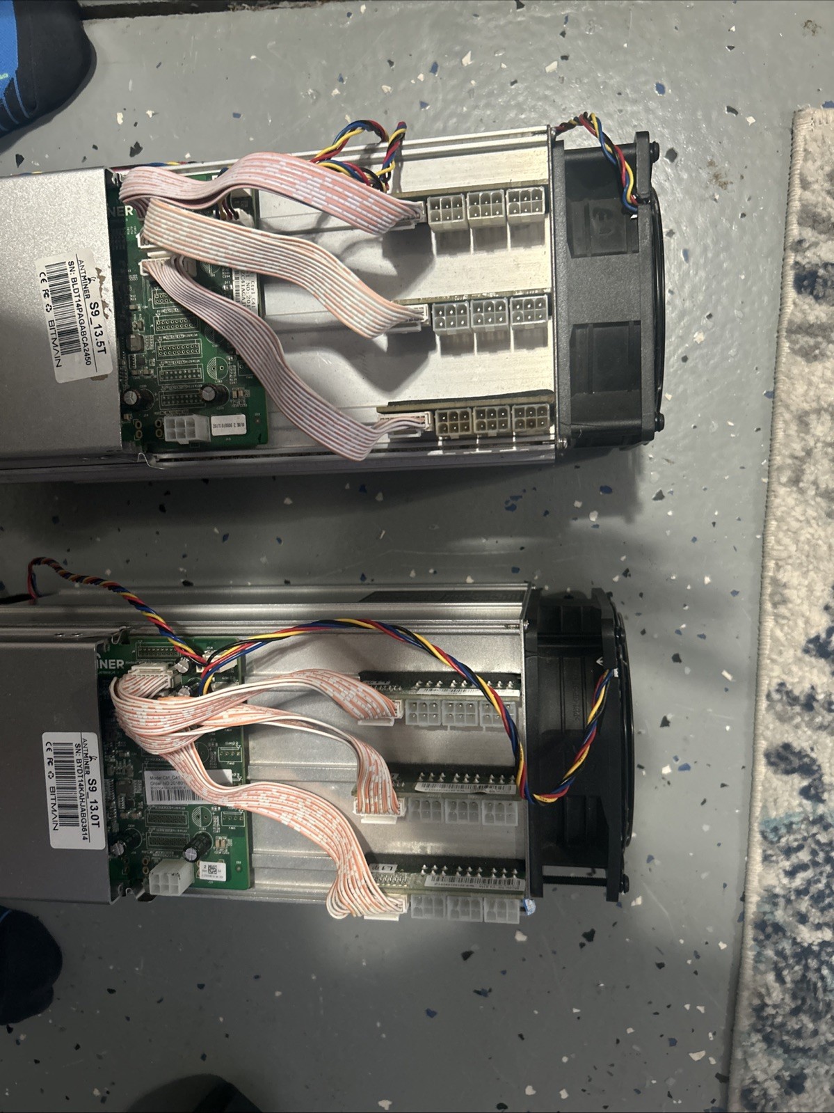 Bitmain Antminer S9 13.5TH + 13TH Bundle – Tested Working – Braiins OS Installed