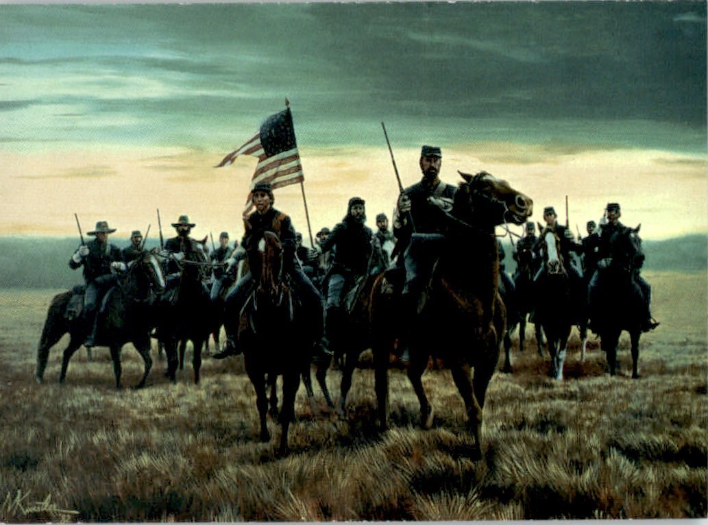 1996 The Civil War #11 Art of Mort Kunstler Sheridan's Men