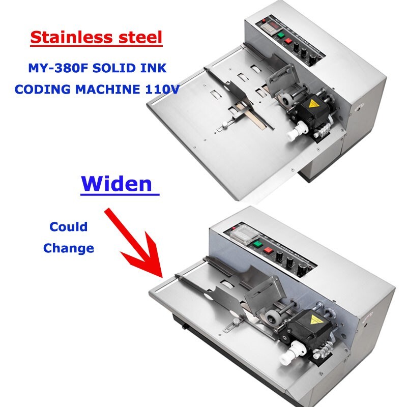 MY-380F Automatic Solid Ink Coding Machine Print Date Label High Definition