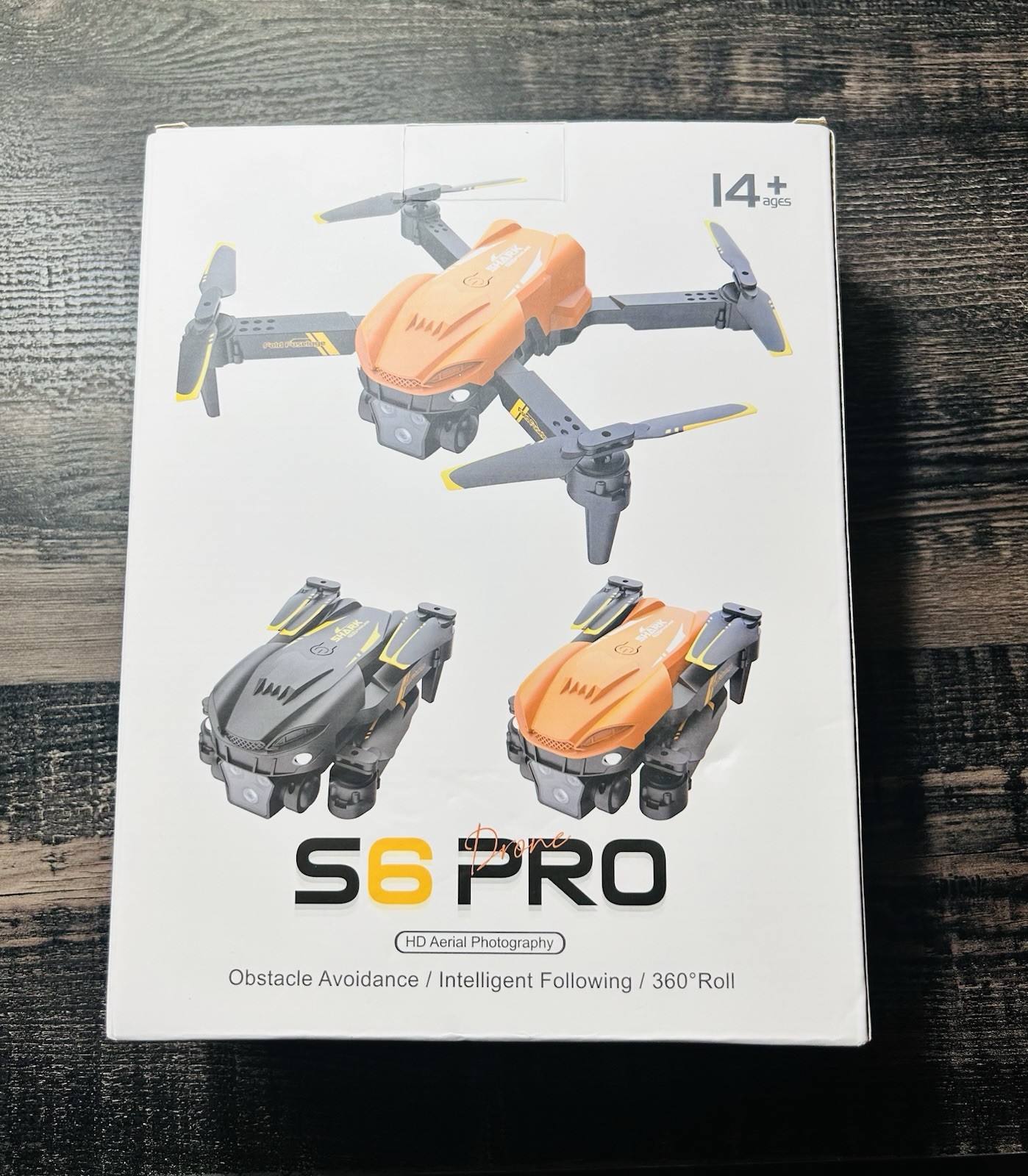 S6 Pro Foldable Drone HD Camera Obstacle Avoidance WiFi Quadcopter