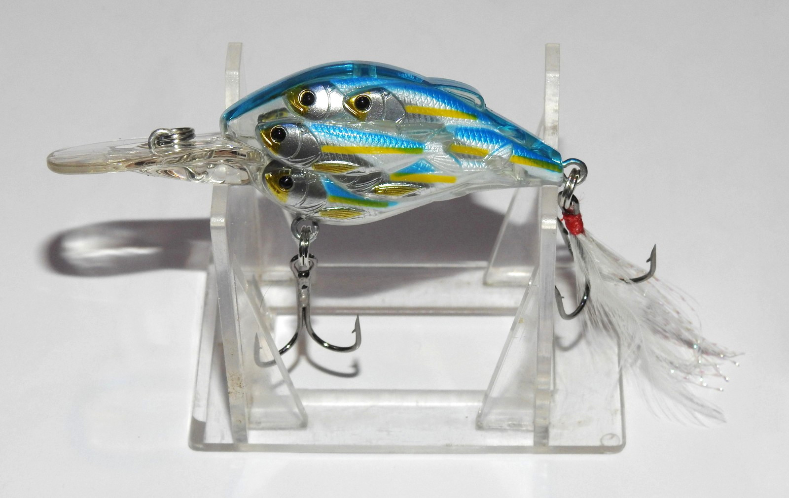 "NEW" 3/8oz Rattling Realistic Schooling Shad Crankbait-(Sexy Shad) Bass