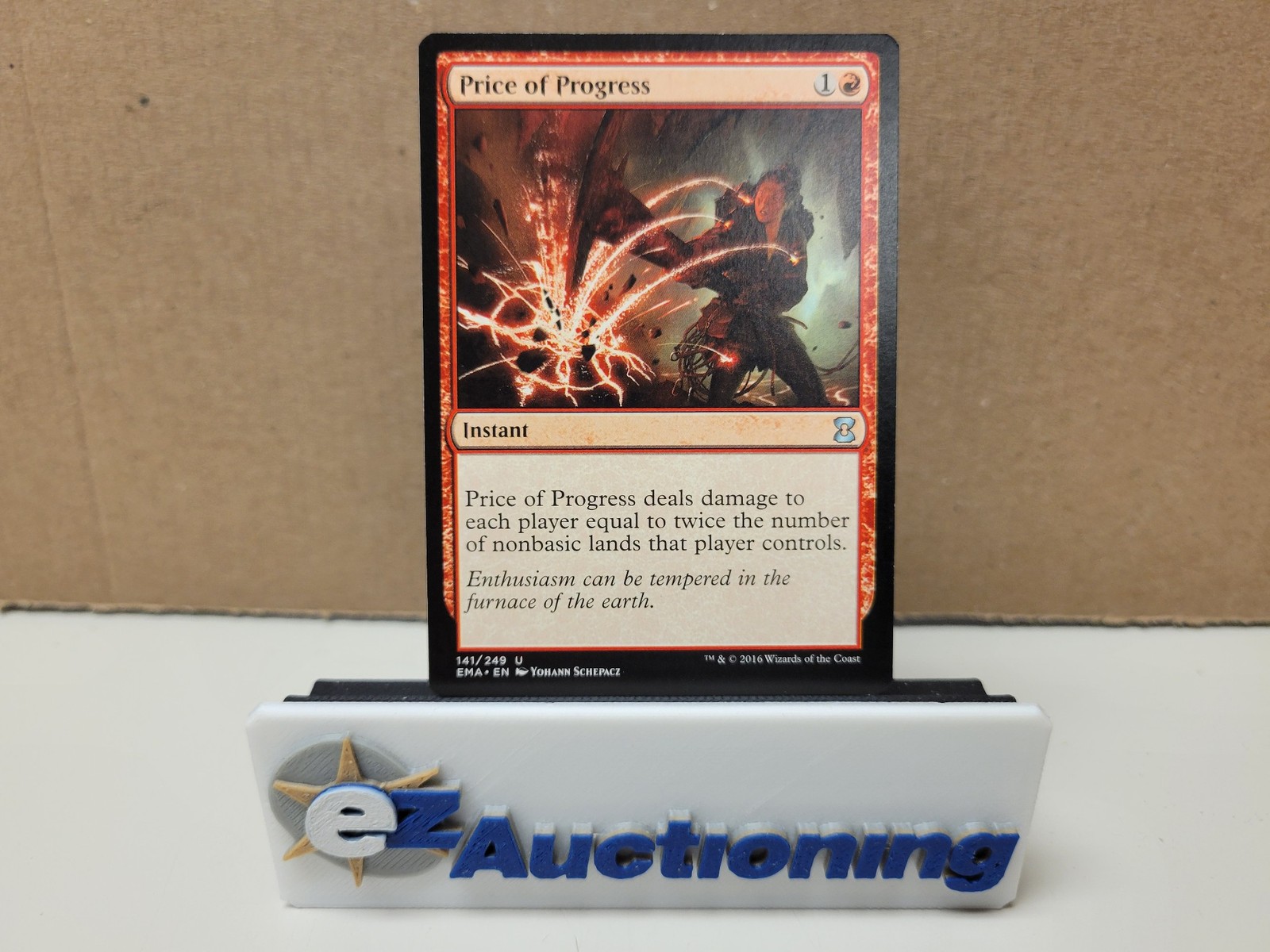 Magic the Gathering MTG Price of Progress 141 EMA