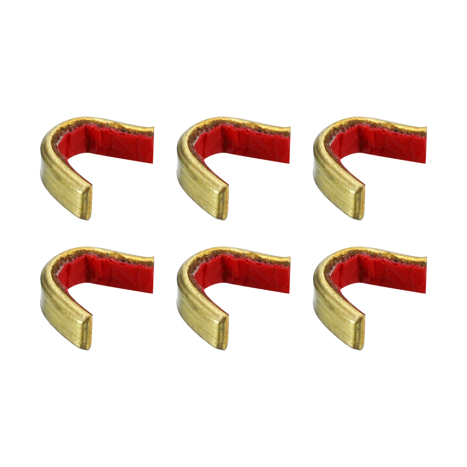 6 Pcs Bow String Nocking Points Archery Accessories Brass Nock Buckle Clip