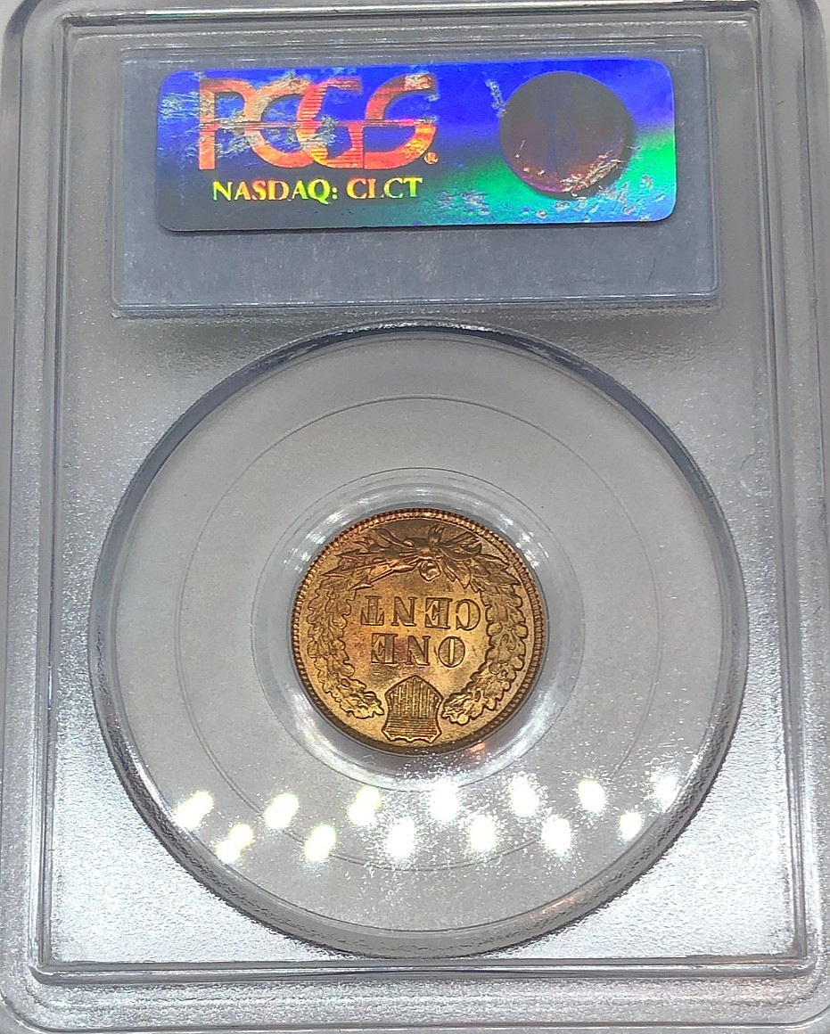 1899 INDIAN HEAD CENT PCGS MS65RD- CAC