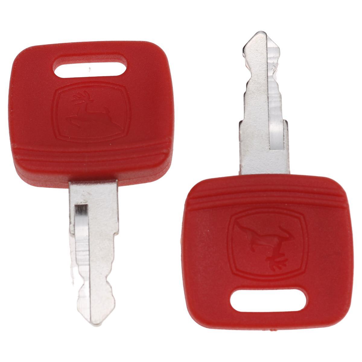 2X Ignition Key RE183935 For John Deere 2038R 5320 3720 4210 5103 7230 7810 4730