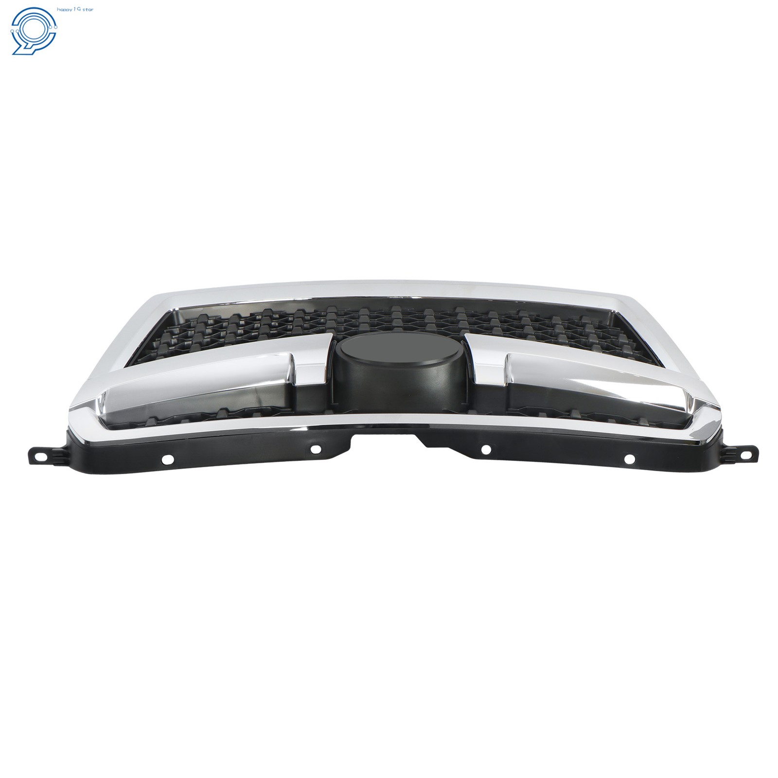 For Subaru Legacy 2013-14 Chrome+Blk Plastic Front Upper Bumper Grille Assembly