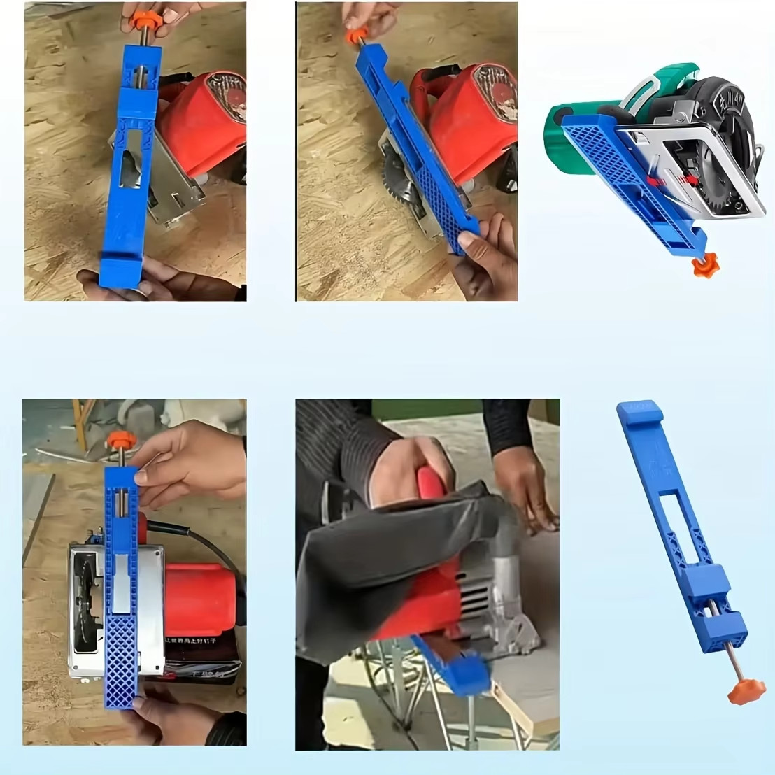 Adjust Cutting Machine Base Guide Rail Positioning Clamp For 4in Cutting Machine