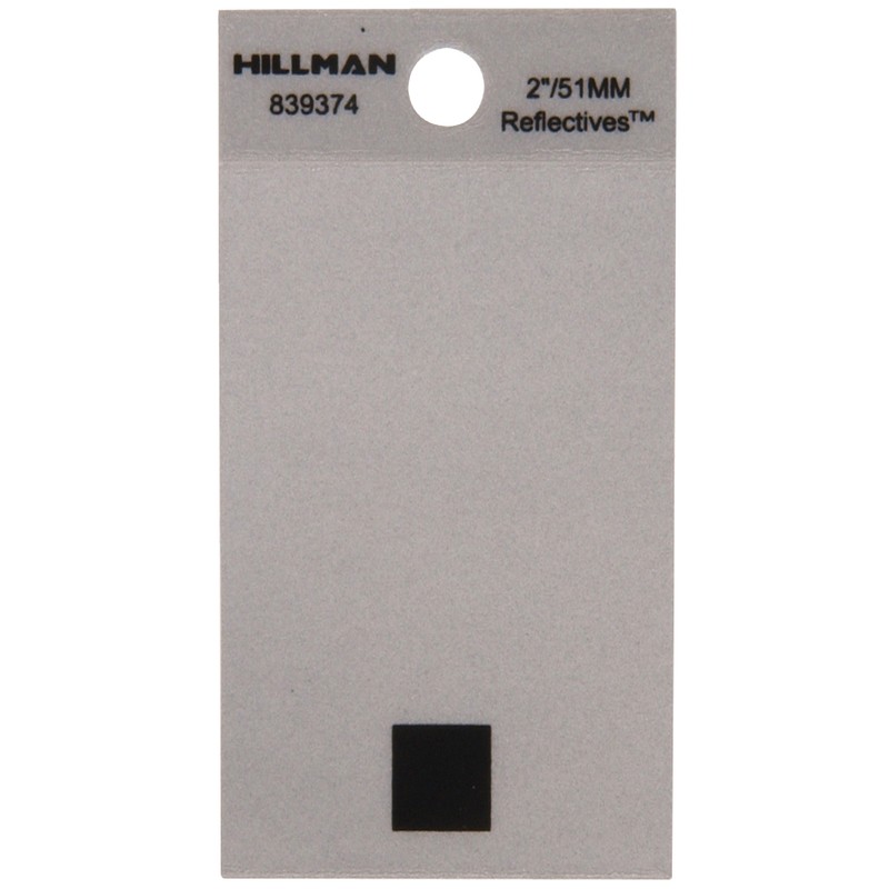 Hillman 2 in. Reflective Mylar Self-Adhesive Special Character Period 6PK