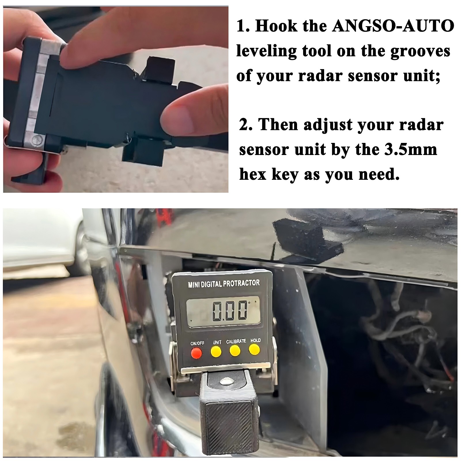 US STOCK ADAS Dynamic Calibration ACC Radar Sensor Radar Angle Leveling Tool