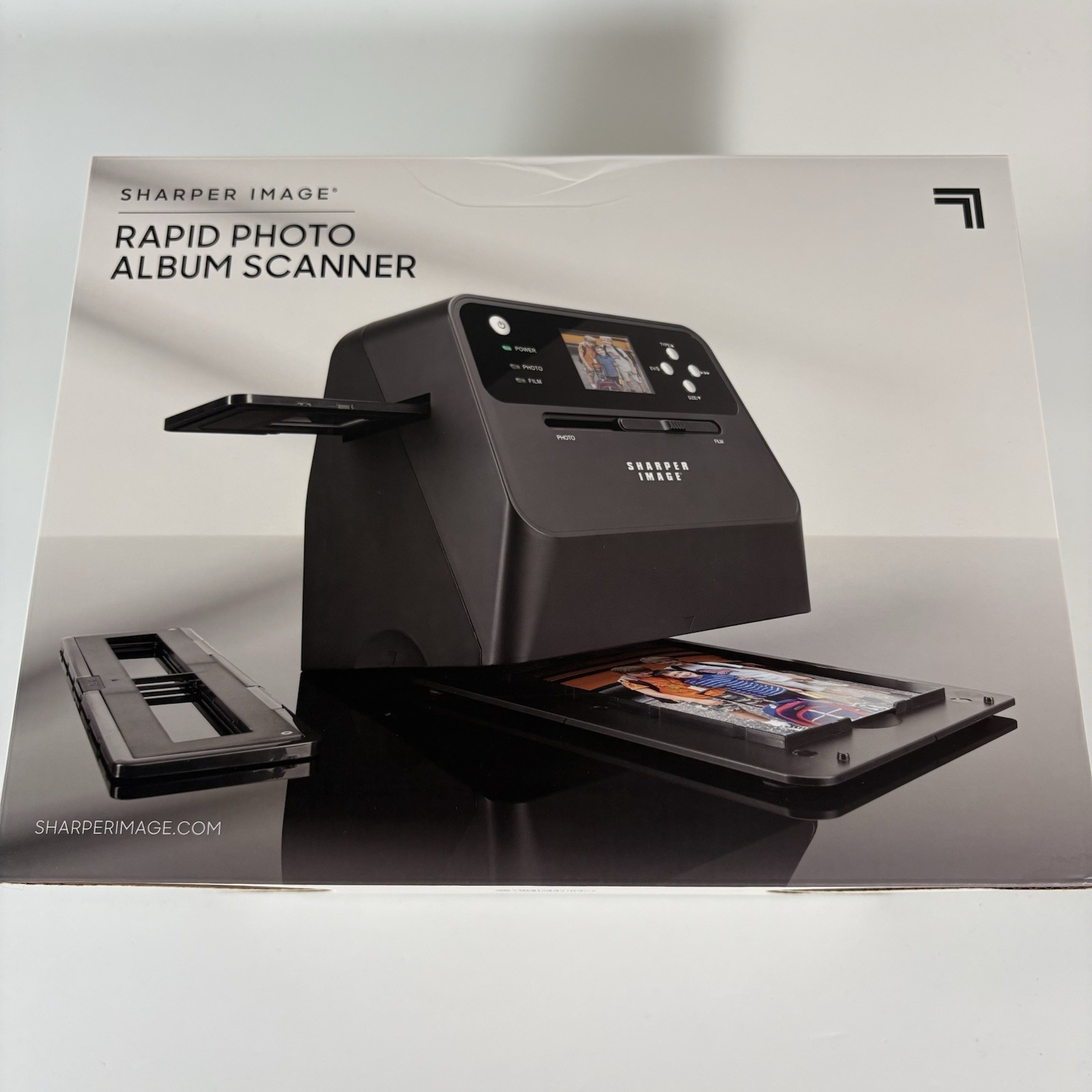 Sharper Image Rapid Photo Album Scanner, 205799 * Scans Photos, Slides & Film!