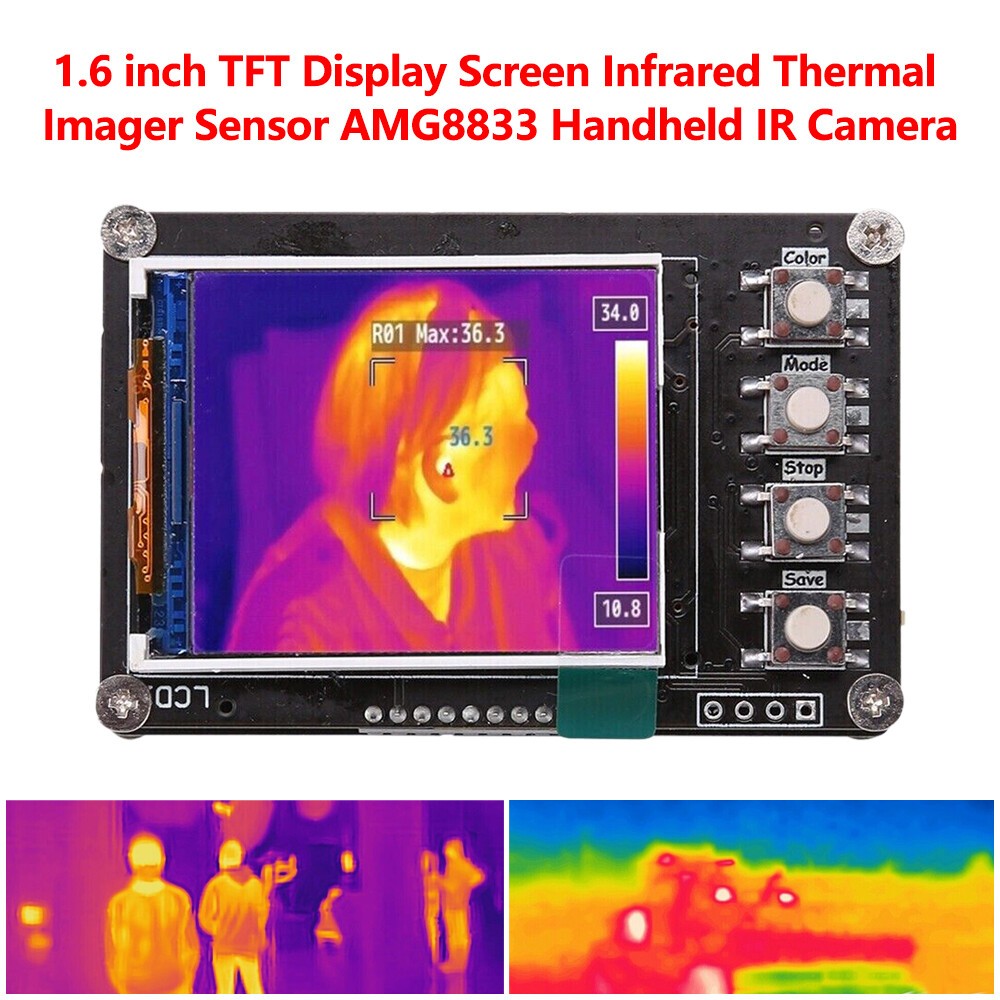 Infrared Thermal Imager Sensor AMG8833 IR Thermometer Thermal Imaging Camera