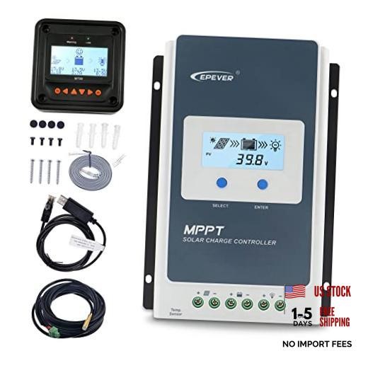 20A Solar Charge Controller MPPT 12V / 24V Auto Max.PV 100V Input 20.0