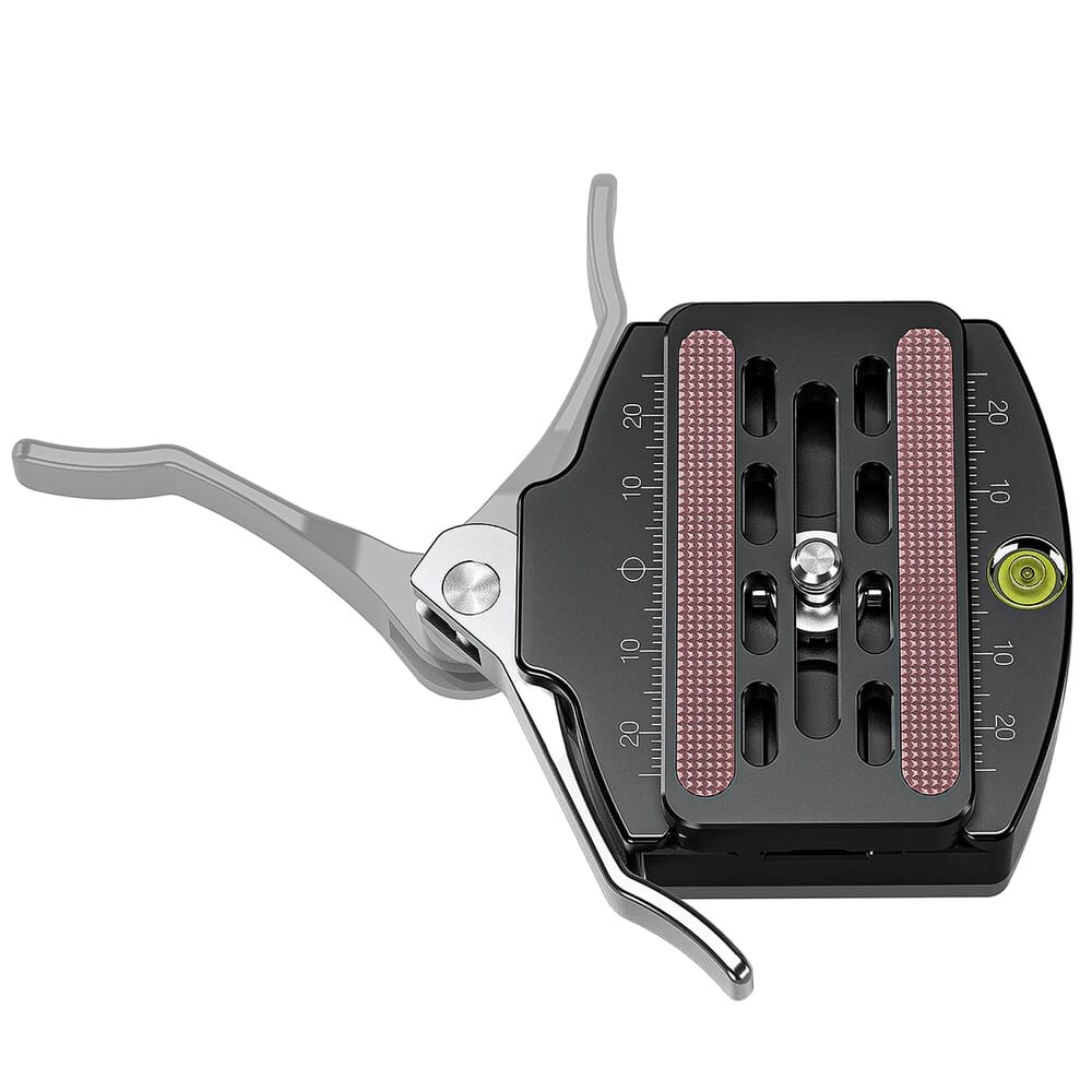 Leofoto Lever Release Clamp with QR Plate, Aluminum (LR-70): NEW, Free Shipping