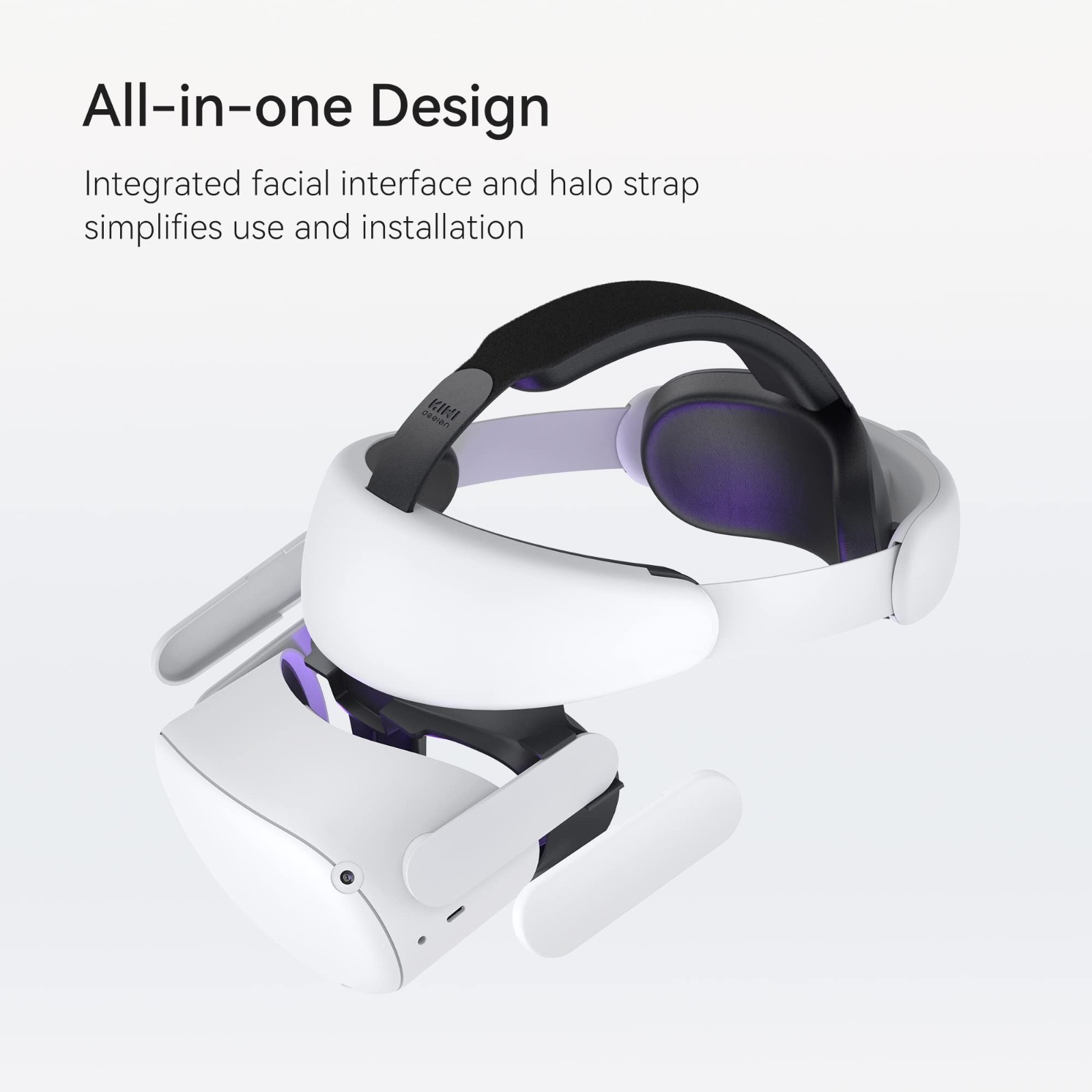 New KIWI design Deluxe Halo Comfort Head Strap KW-QS01 Compatible with Quest 2