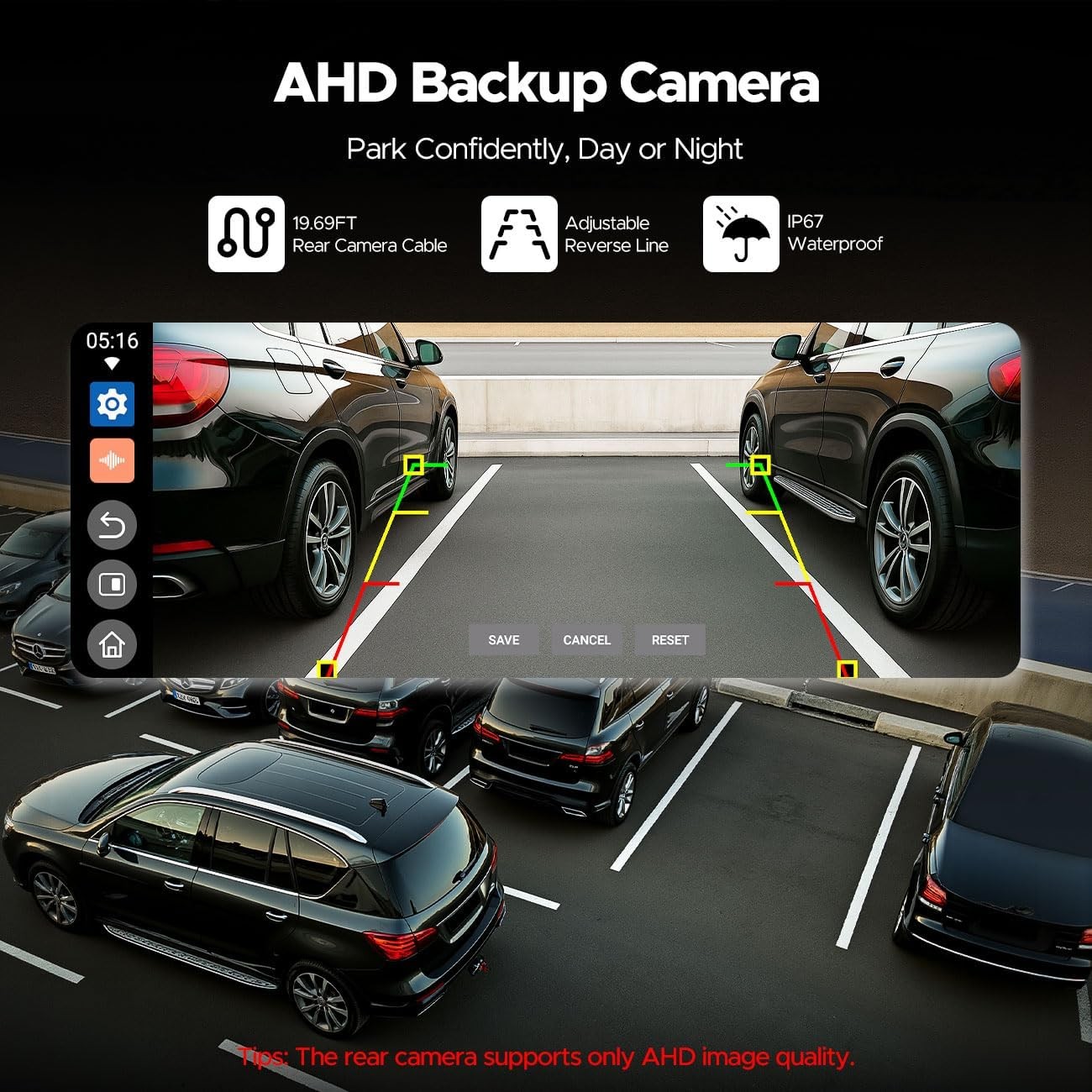 11 Inch Wireless Carplay Screen with Backup Camera