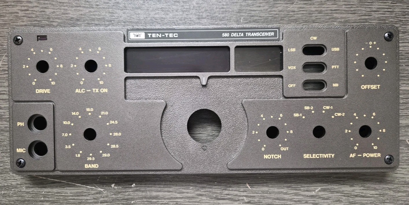 Ten Tec Delta 580 Front Panel