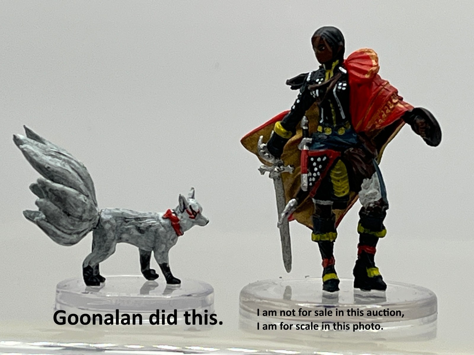 D&D Pathfinder Mini Advanced Iconic Heroes Daji the Fox UNIQUE